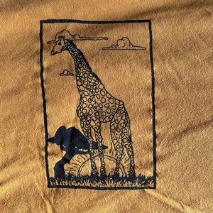 “Head in the Clouds” Giraffe Graphic Tshirt